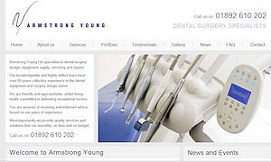 Makeover for dental surgery design company in Sussex, Surrey and Kent